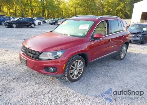 2013 Volkswagen Tiguan Se из США, поврежденный, VIN WVGBV7AX9DW000978